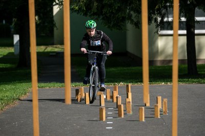 Cyklistická dopravní soutěž. Foto: Adolf Horsinka
