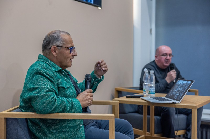 Tomáš Šiřina a Roman Popek vzpomínají. Foto: Jiří Zerzoň