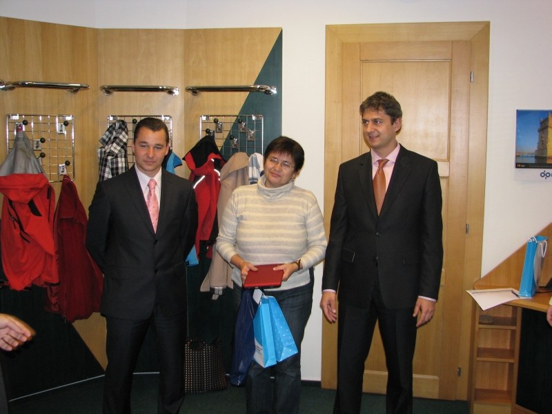 Druhou cenu převzala matka výherkyně