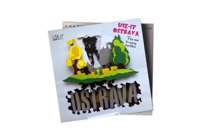 Mapa pro mladé cestovatele.