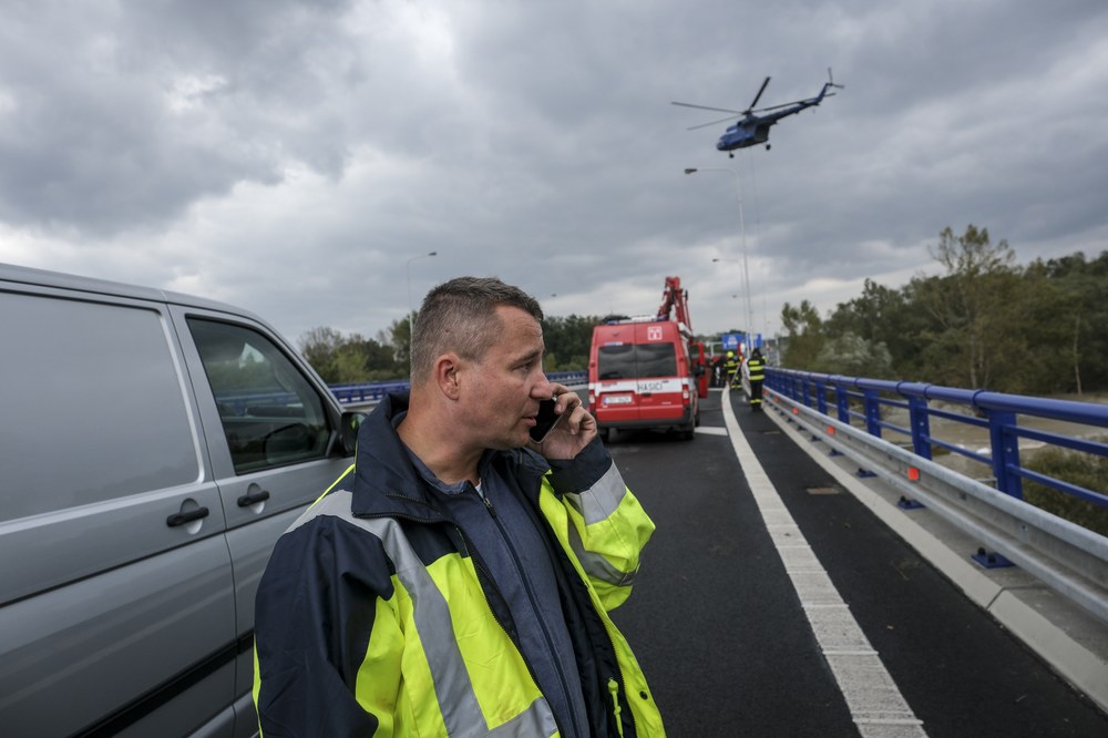 Náměstek primátora Aleš Boháč při operativním dozoru v terénu. Foto: Adolf Horsinka