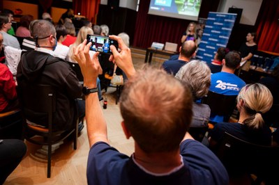 Ze slavnostního vyhlášení vítězů v Divadélku pod věží. Foto: Petr Chodura