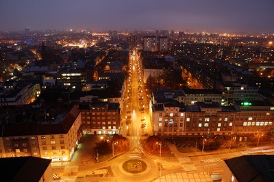 Ilustrační foto: Ostrava v noci