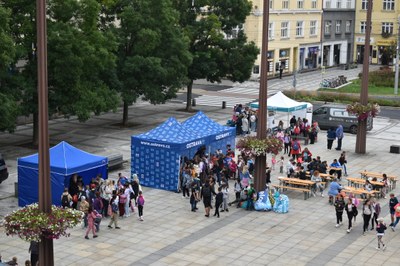 Ekoden před Novou radnicí na Prokešově náměstí. Foto: MMO