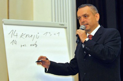 FOTO: Vystoupení ředitele eCENTRE V. Grygara