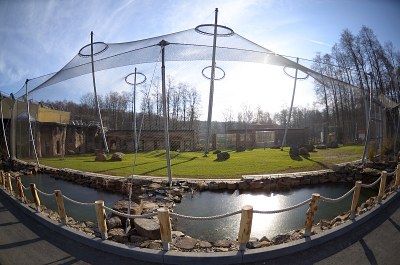 FOTO: Nový pavilon nabídne zvířatům několikanásobně větší životní prostor. Snímek ZOO Ostrava.