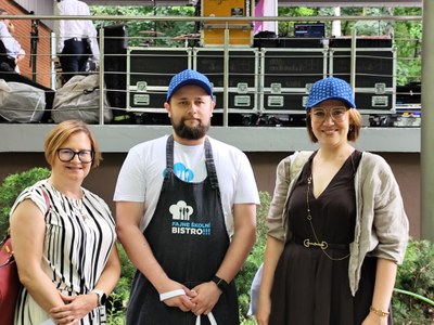 Fajne školní bistro v Katovicích podpořila také náměstkyně primátora Andrea Hoffmannová. Foto: MMO