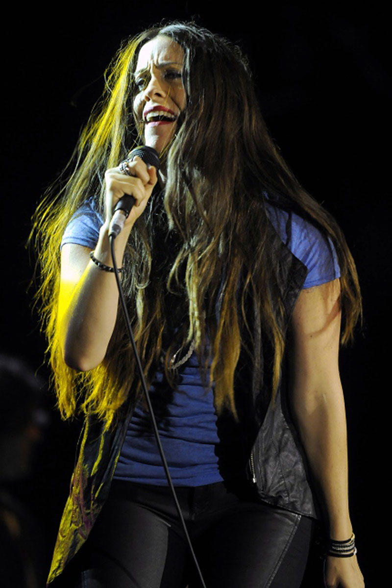 Kanadská zpěvačka Alanis Morissette