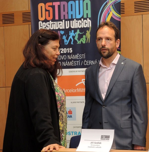 Primátor T. Macura a Z. Holušová.