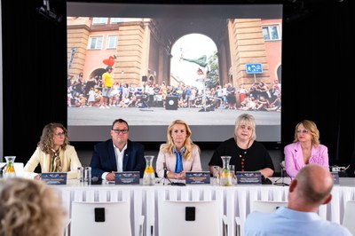 Z tiskové konference k letošnímu ročníku Festivalu v ulicích / ART&LIFE. Foto: Jiří Birke