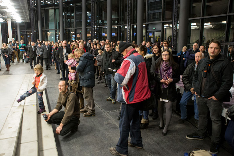 Vernisáž se setkala s velkým ohlasem diváků