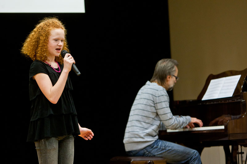 V programu vystoupily děti Múzické školy