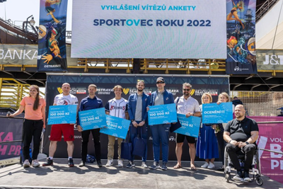 Vítězové předchozího ročníku - ocenění Sportovci roku 2022. Foto: Jiří Zerzoň