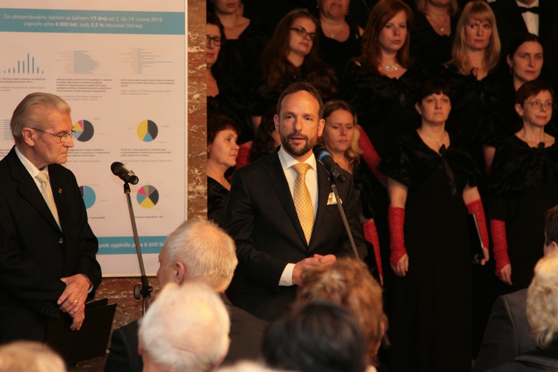 Se slavnostním projevem vystoupil primátor Tomáš Macura.