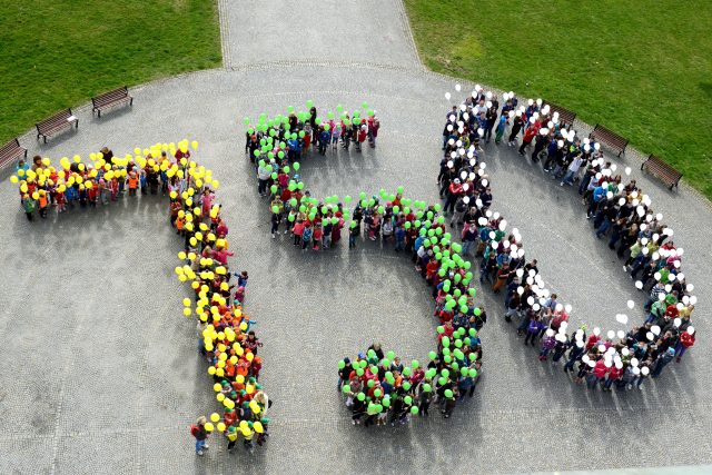 Záběr z oslav 750 let Svinova.