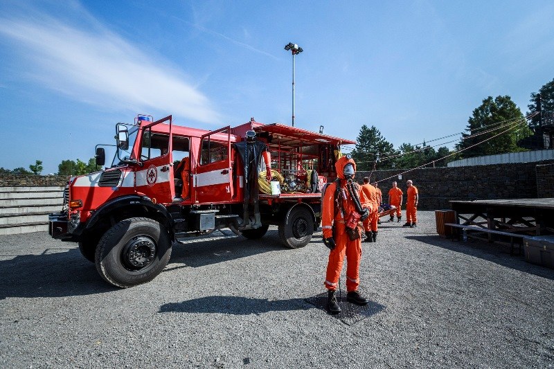 Prezentace Hlavní báňské záchranné stanice.