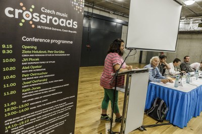 Zlata Holušová zahajuje Czech Music Crossroads 2014. Foto: archiv 