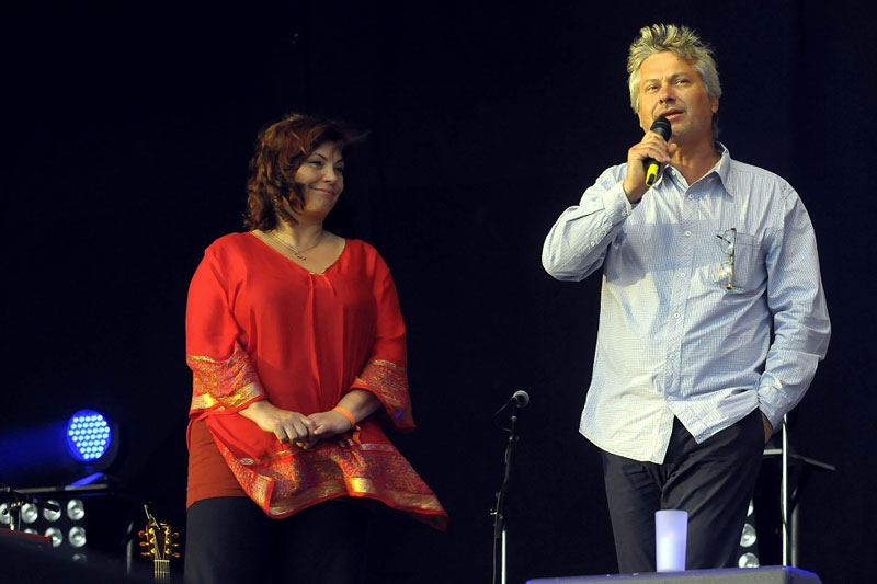 P. Kajnar a Z. Holušová při zahájení FOTO: J. Urban