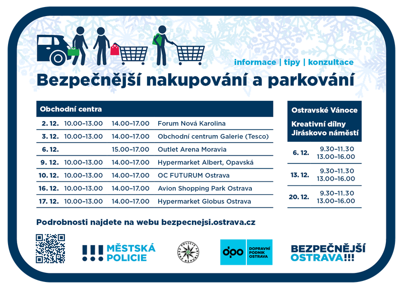 I letos se v Ostravě uskuteční preventivně informační akce Bezpečnější nakupování a parkování I letos se v Ostravě uskuteční preventivně informační akce Bezpečnější nakupování a parkování