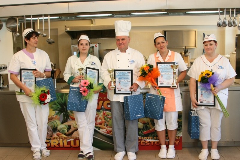 Účastníci finále v Gastrocentru SŠSS v Hrabůvce.