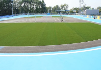 Hlavní část nového vítkovického sportovního areálu tvoří ovál s in-line dráhami a víceúčelovým hřištěm. Foto: B. Krzyžanek