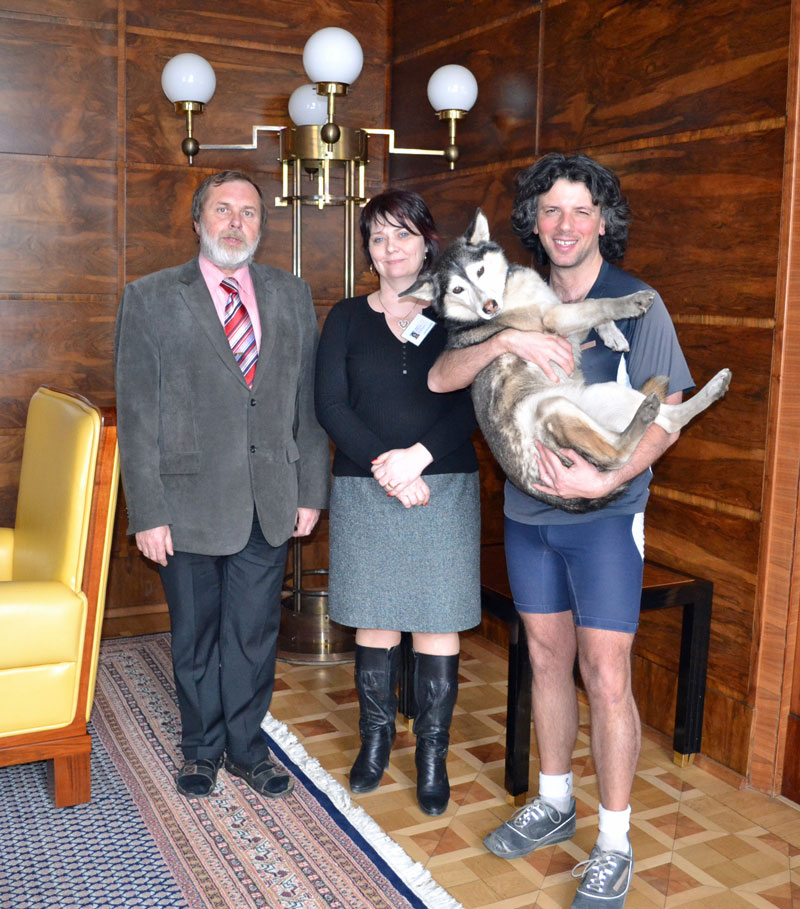 Zleva Z. Sladovník, M. Trojáková a G. Ratta