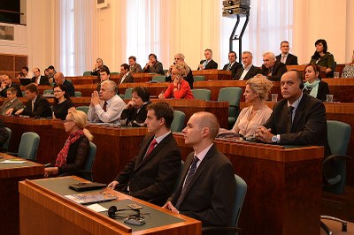 Účastníci setkání Italsko-české obchodní komory