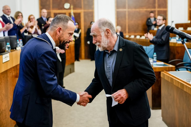 Ivan Binar se stal čestným občanem Ostravy Ivan Binar se stal čestným občanem Ostravy