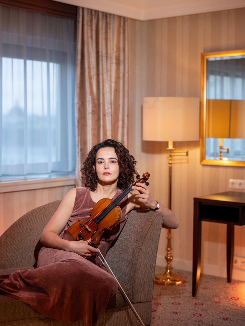 Rezidenční houslistka JFO Alena Baeva. Foto: Petr Hrubeš Rezidenční houslistka JFO Alena Baeva. Foto: Petr Hrubeš