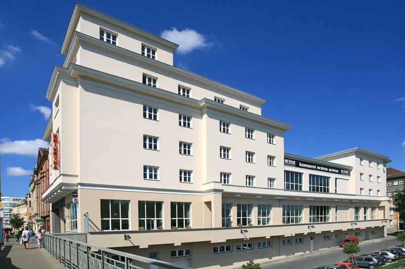 Komorní scéna Aréna Ostrava má své sídlo v budově u Sýkorova mostu  Foto: archiv