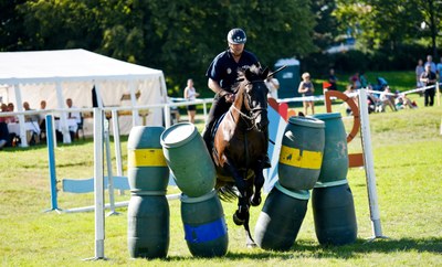 Soutěže jízdních policií jsou pro diváky atraktivní. Foto: Lukáš Kaboň