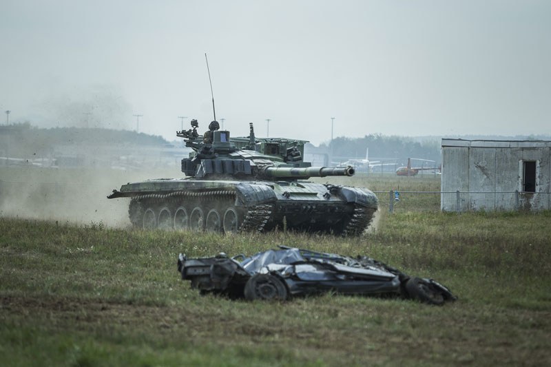 Tank T-72 z výzbroje Armády ČR.