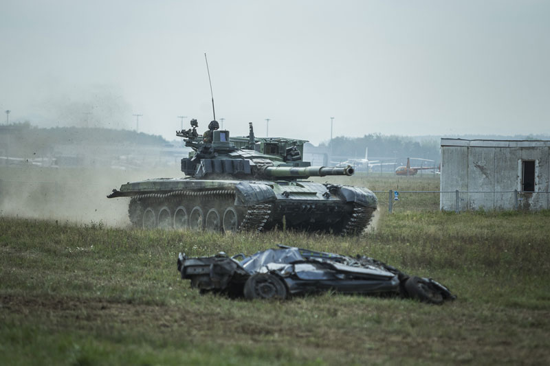 Tank T-72 z výzbroje Armády ČR.