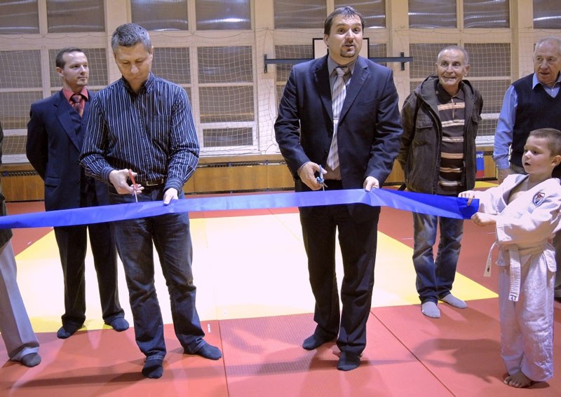 Symbolický start: M. Štěpánek (vpravo) a M. Pavlica 