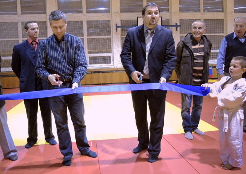 Symbolický start: M. Štěpánek (vpravo) a M. Pavlica 