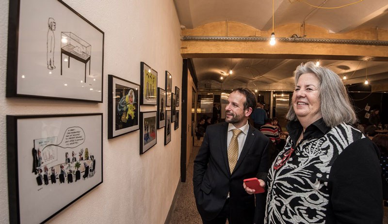 Primátor s velvyslankyní Švédska Annike Jaganderovou.