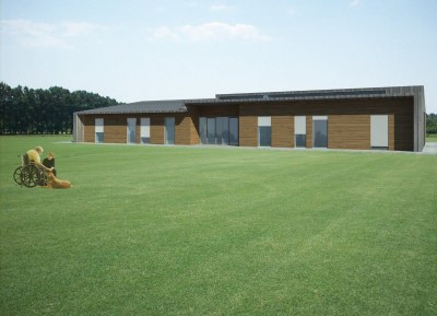 Jeden z domů, v němž bude žít 12 klientů Čtyřlístku. 