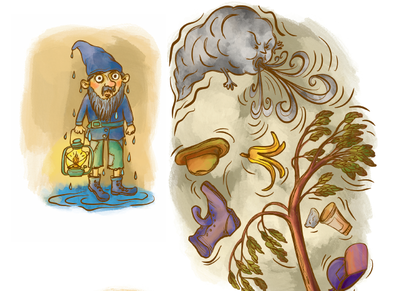 Knihu ilustruje ostravská kreslířka Denisa Fialová