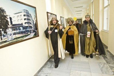 Ilustrační foto: Tři králové loni zavítali také do Radnice města Ostravy