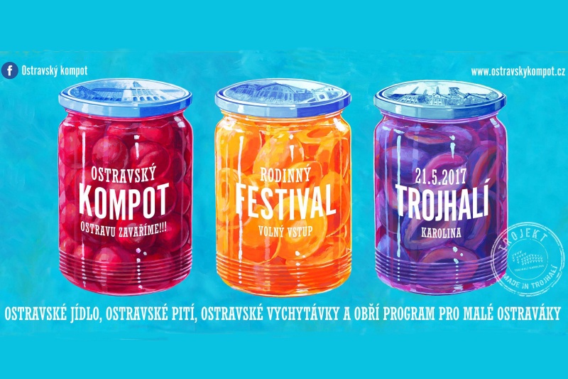 Festival Ostravský kompot se koná v neděli 21. května. Repro: MMO