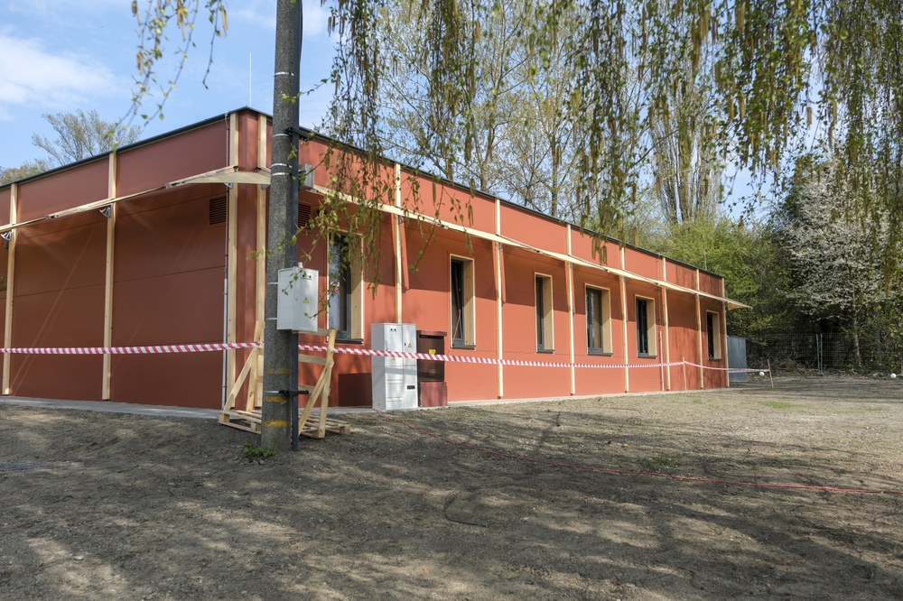 Zbrusu nová budova Komunitního centra Liščina