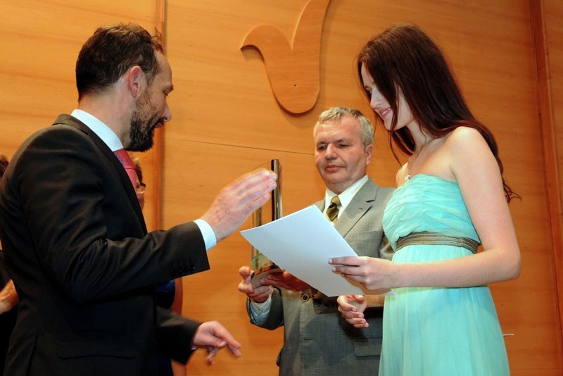 Cena primátora pro pěvkyni Karolínu Levkovou.