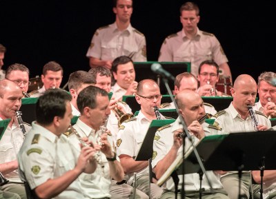 Ústřední hudba Armády České republiky zahrála na Koncertě svobody 15 skladeb. Foto: Lukáš Kaboň