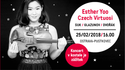 Americká houslistka Esther Yoo vystoupí v kostele s. Cyrila a Metoděje v Pustkovci. Foto: archiv SHF 