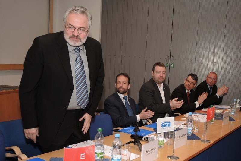 Předseda SMO ČR D. Jiránek.