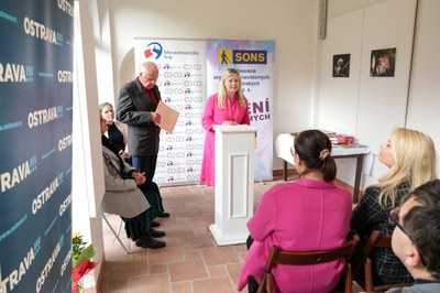 Z vernisáže fotovýstavy Moravské Slovácko, dravci a šelmy. Foto: Adolf Horsinka