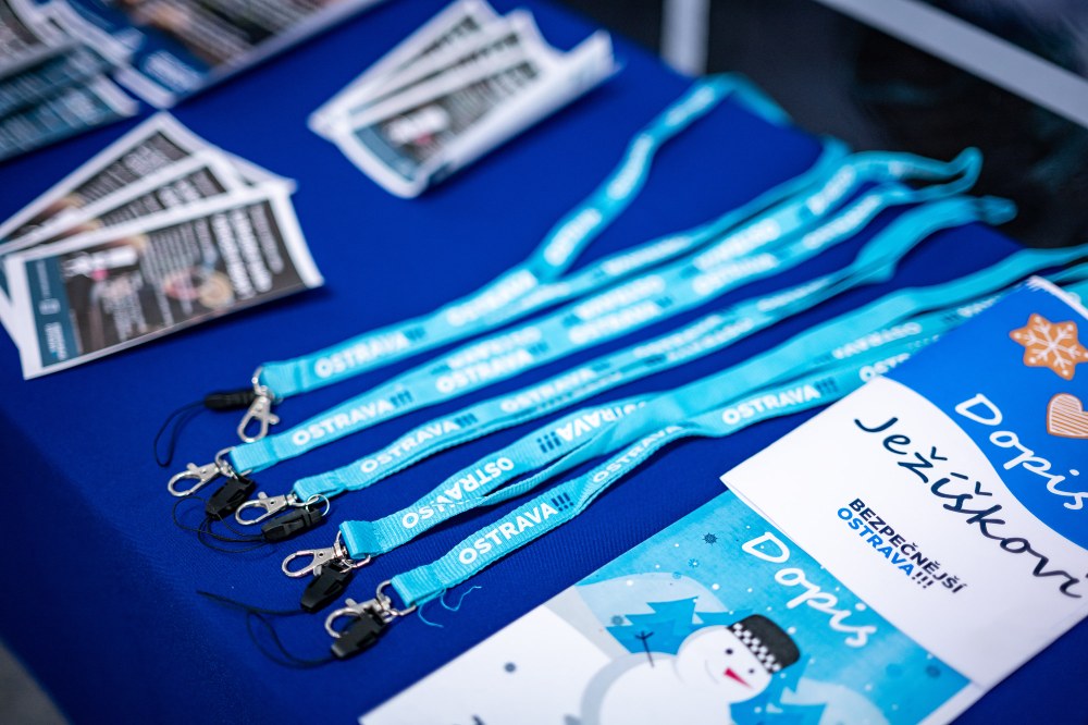 Propagační materiály kampaně Bezpečnější Ostrava