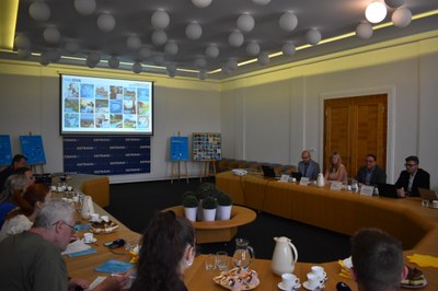 Tisková konference ke Strategickému plánu rozvoje města Ostravy z letošního léta. Foto: MMO