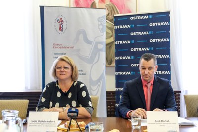 Tiskové konference Zdravotního ústavu se sídlem v Ostravě se zúčastnil také náměstek primátora Aleš Boháč. Foto: Adolf Horsinka