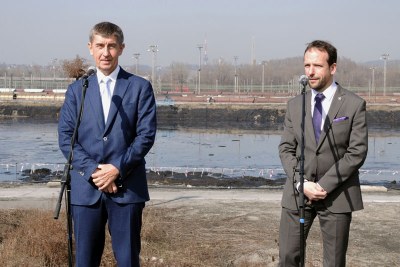Místopředseda vlády Andrej Babiš a primátor Tomáš Macura zaujali stanovisko k situaci kolem sanace ropných lagun v Ostravě. Foto: J. Urban